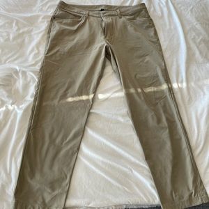 Lululemon ABC-Classic Fit Khaki Pants - 36x30